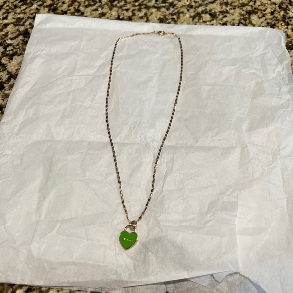 Dior Green and Black  ZIPPER PULL